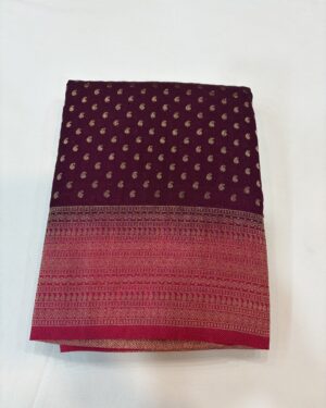 semi banarasi silk