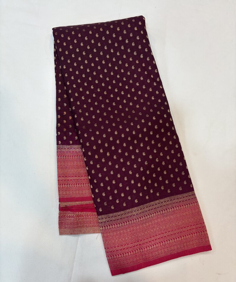semi banarasi silk