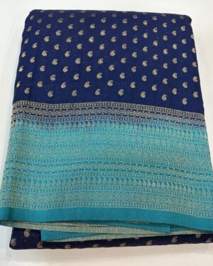 semi banarasi silk