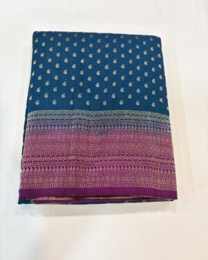 semi banarasi silk