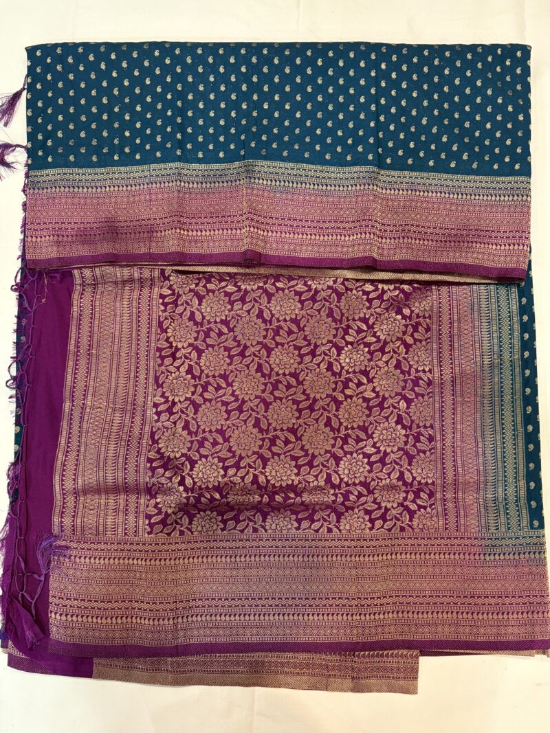 semi banarasi silk