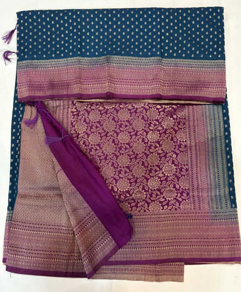 semi banarasi silk