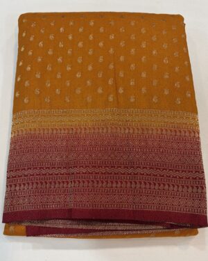semi banarasi silk