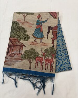 Tussar saree
