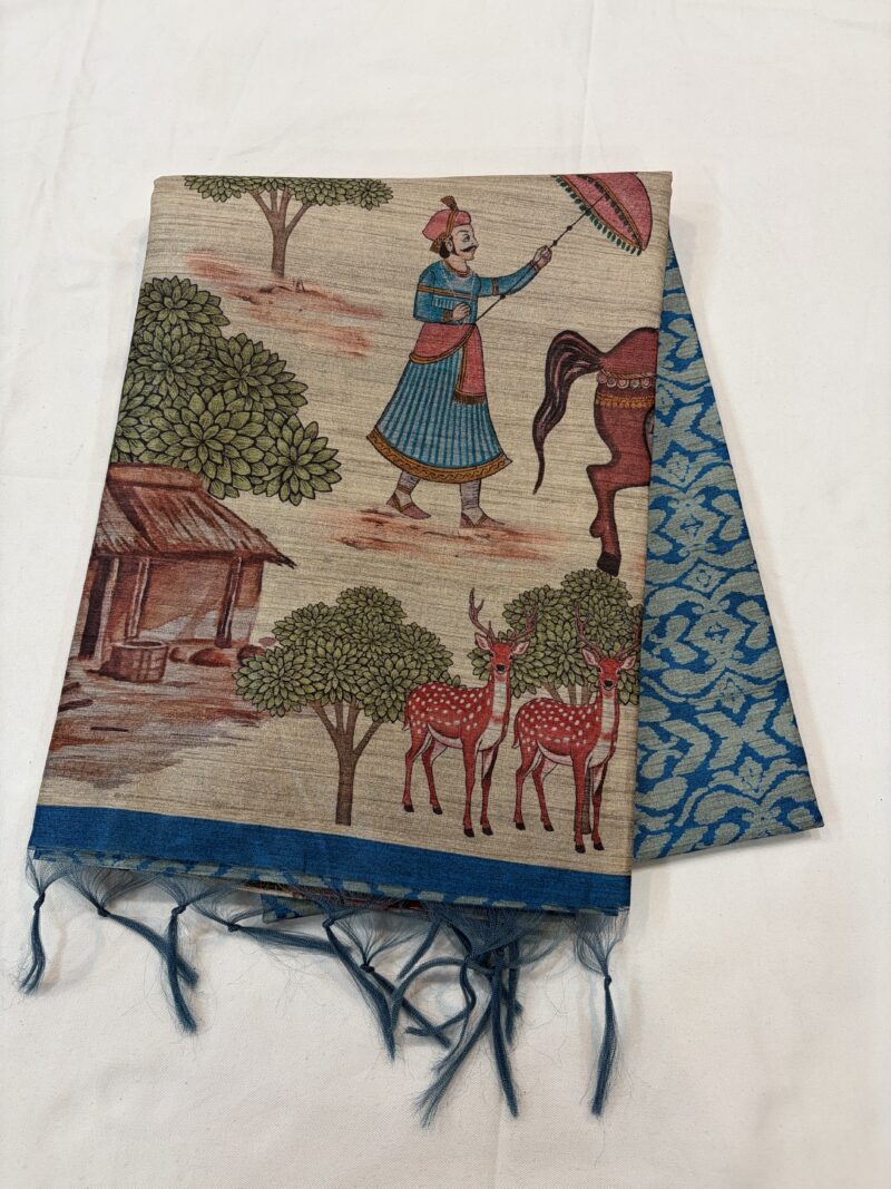 Tussar saree