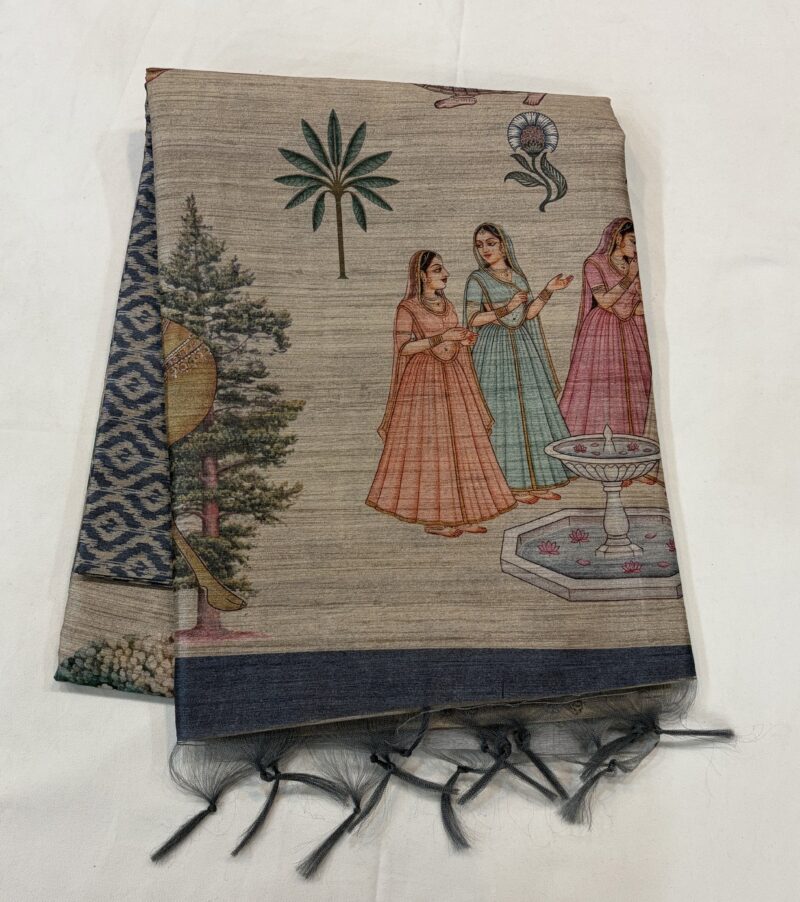 Tussar saree