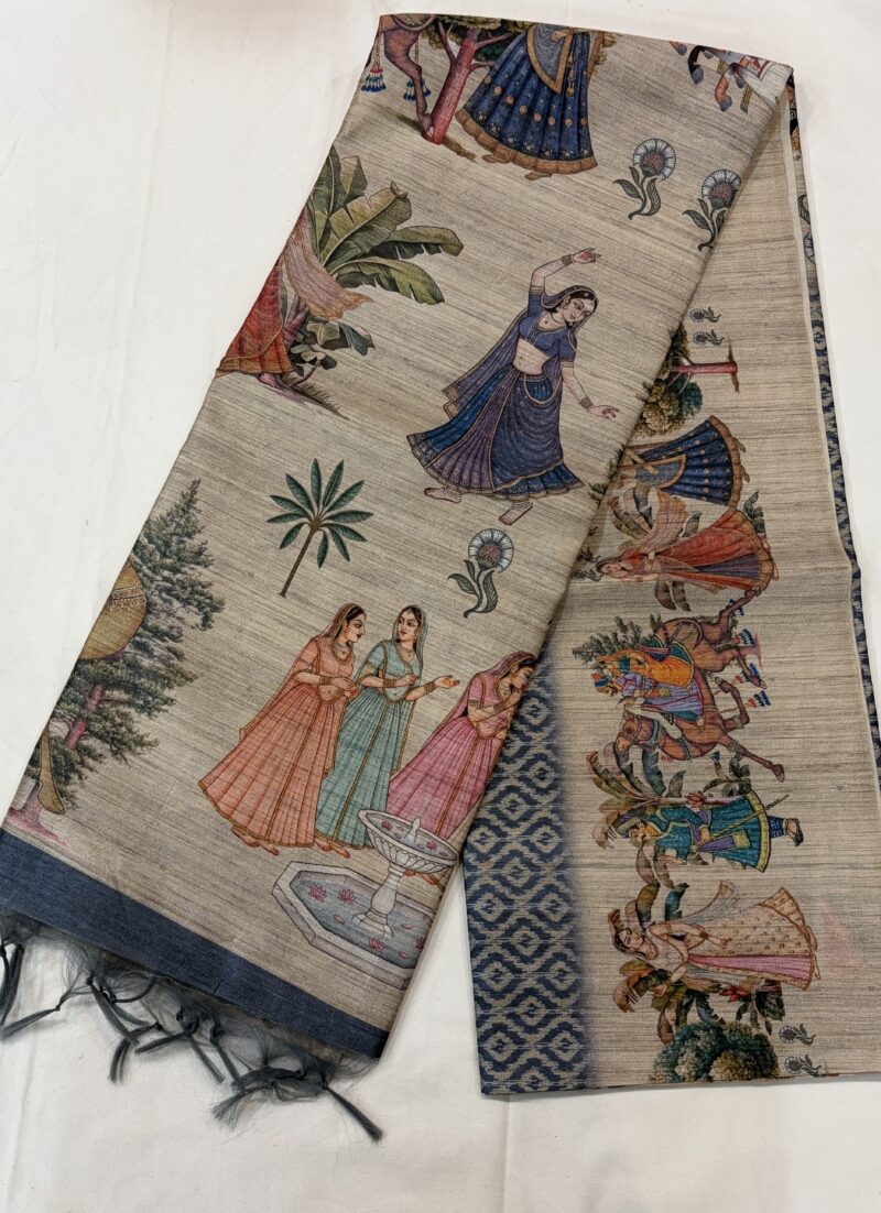 Tussar saree