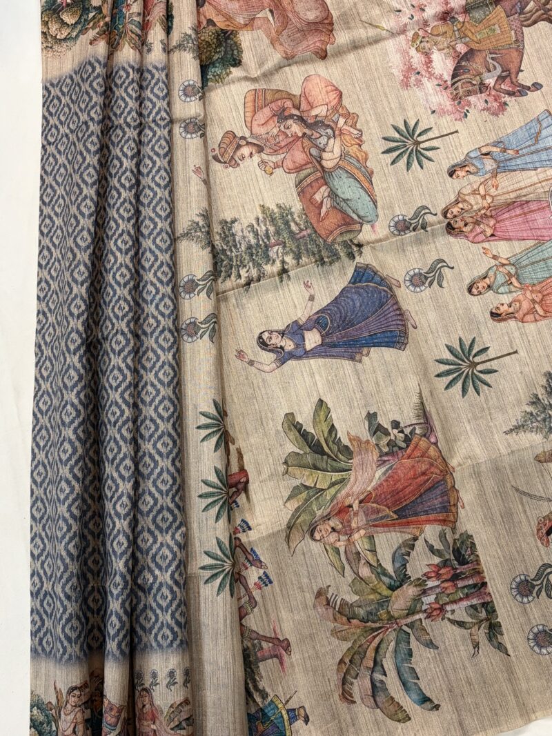 Tussar saree