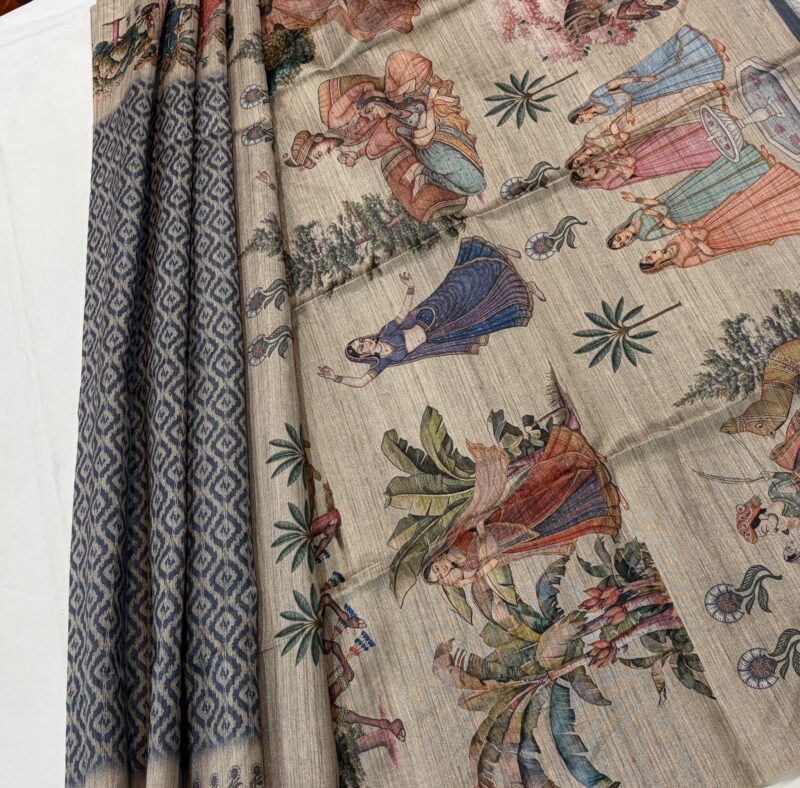 Tussar saree