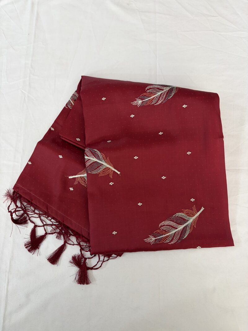 Butter silk saree