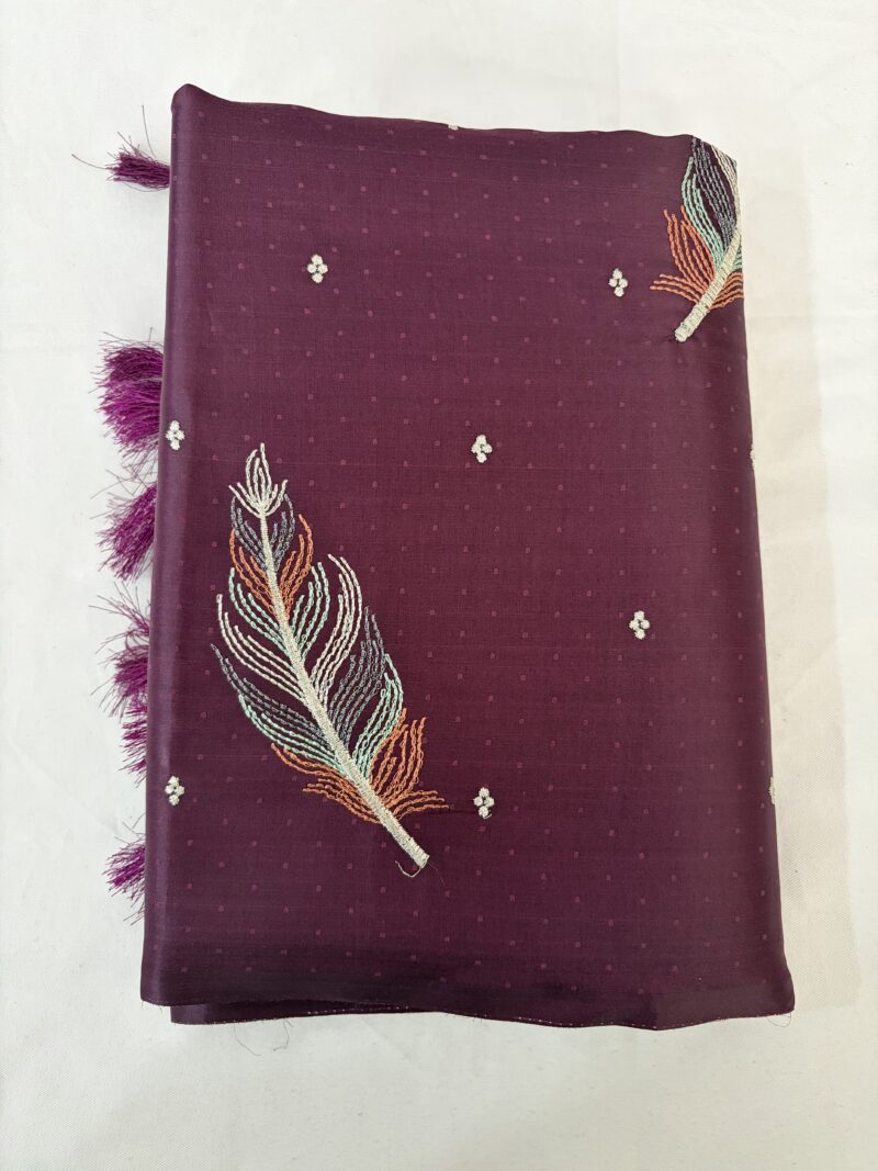 Butter silk saree