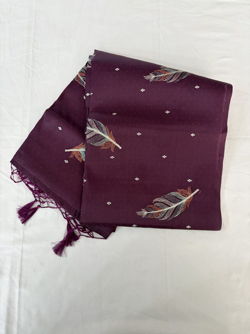 Butter silk saree