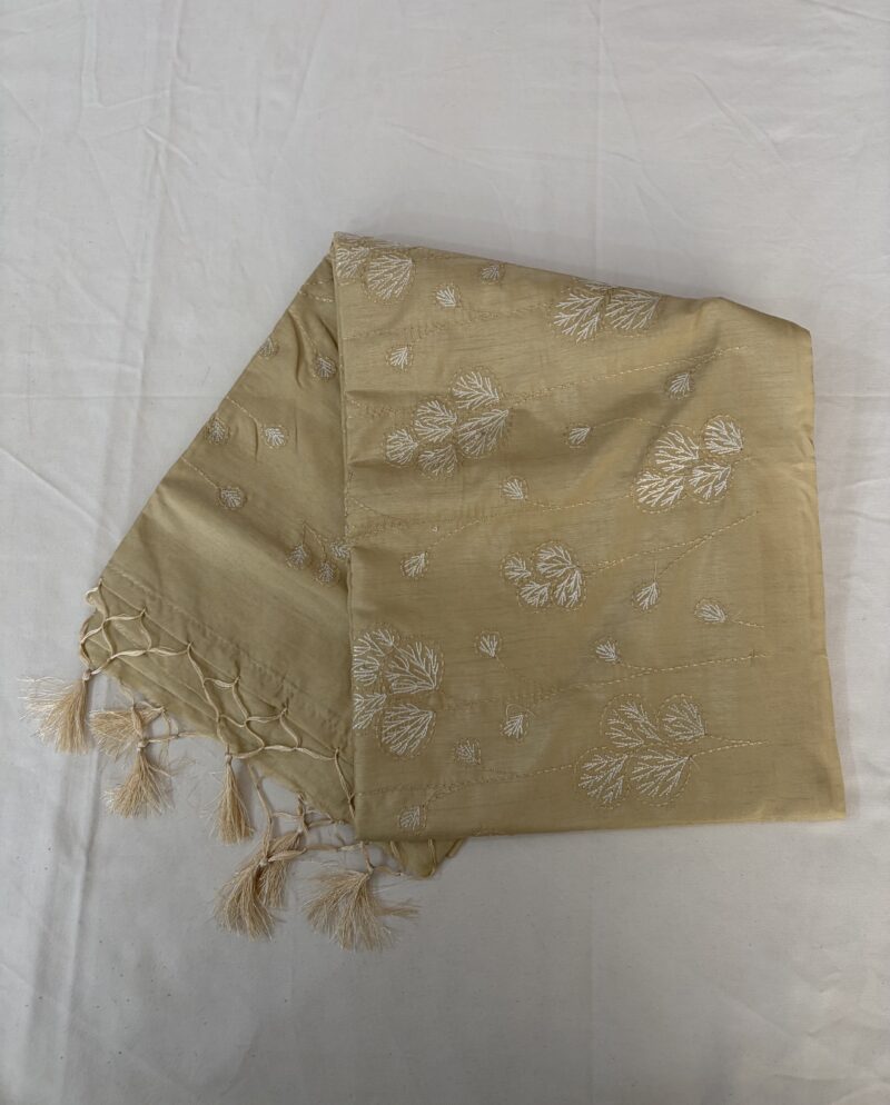 Butter silk saree