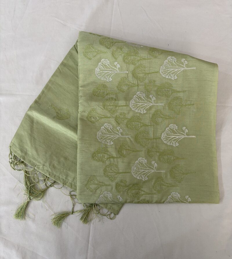Butter silk saree