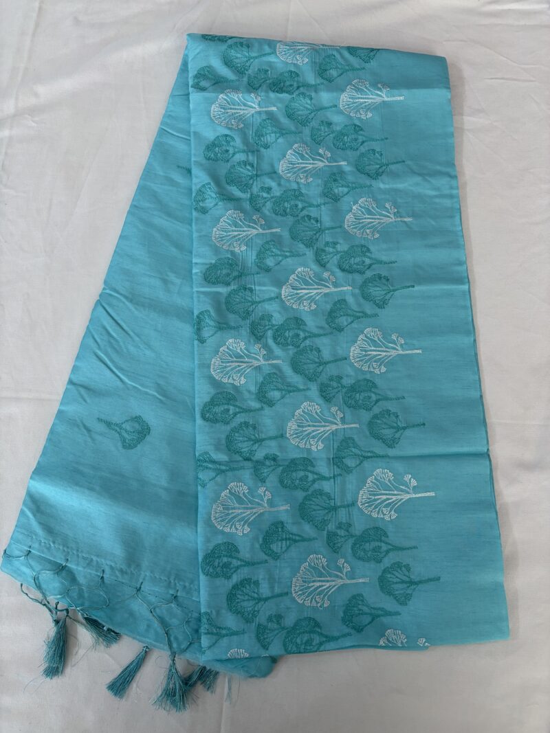Butter silk saree