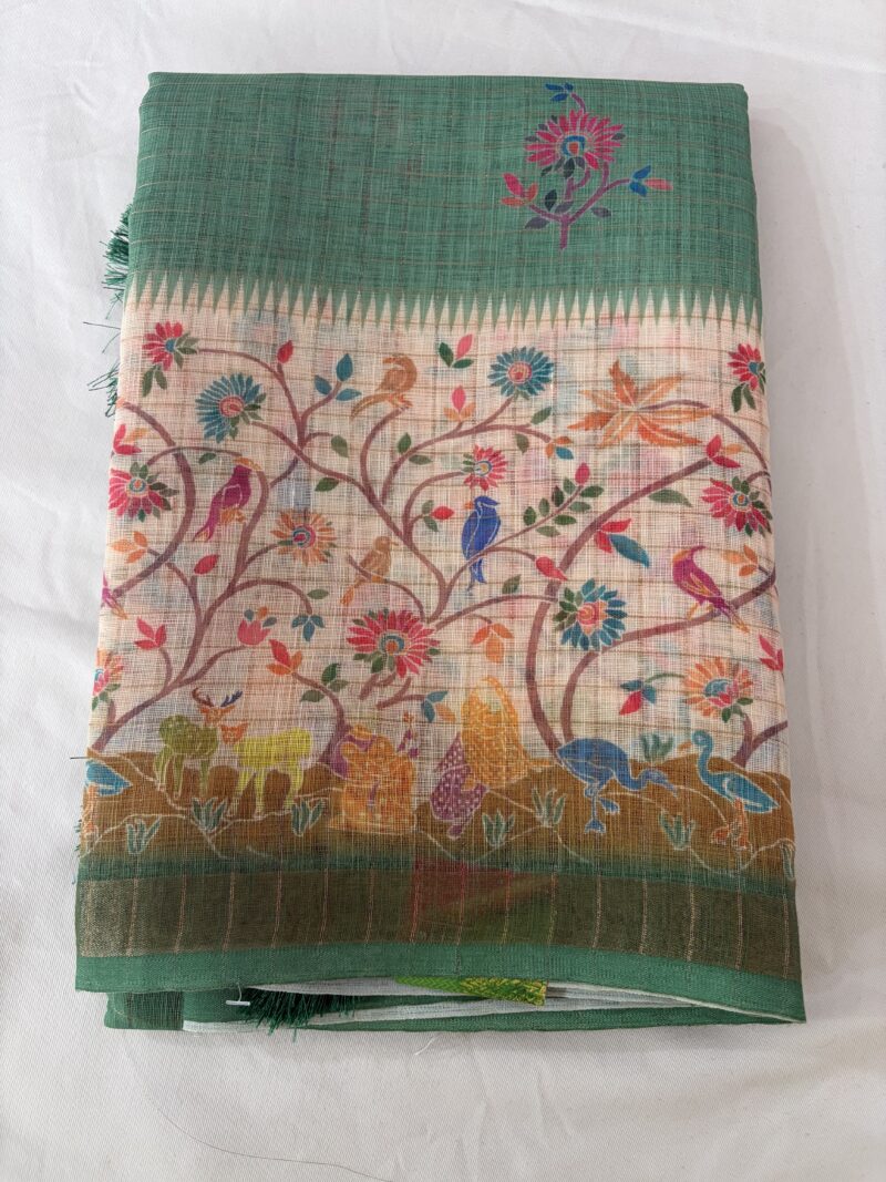 Fancy cotton saree