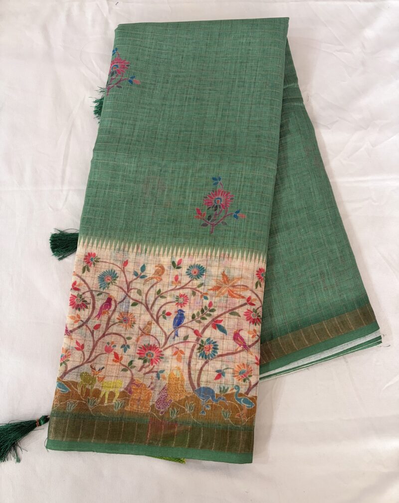Fancy cotton saree