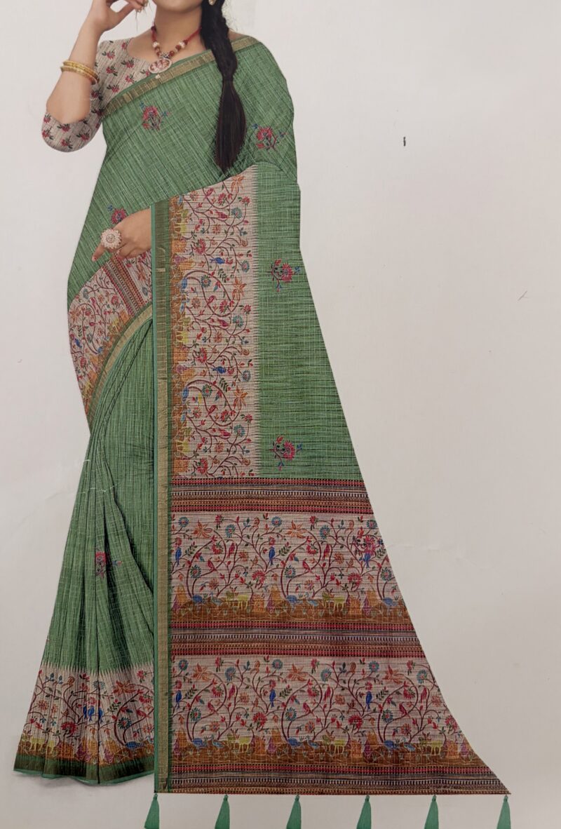 Fancy cotton saree