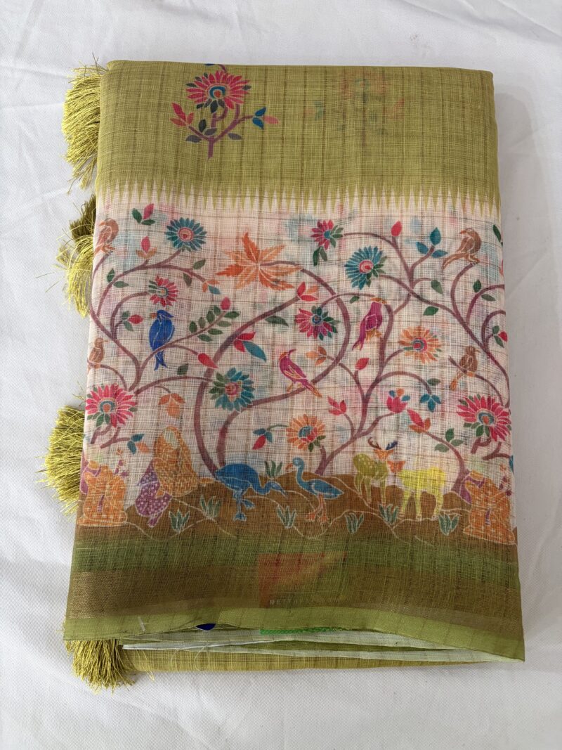 Fancy cotton saree