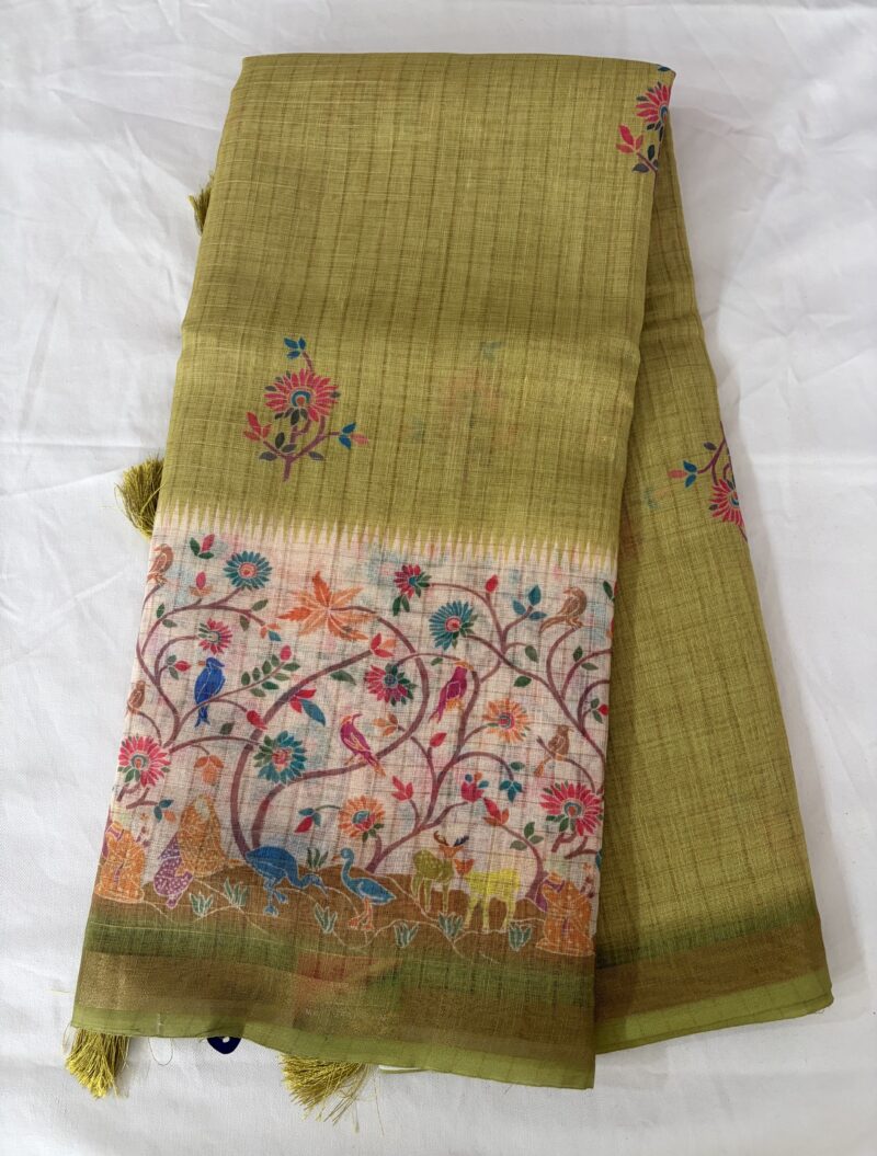 Fancy cotton saree