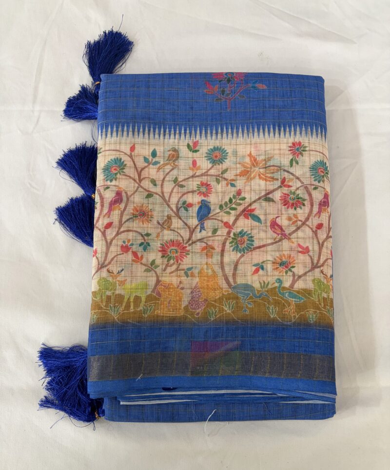 Fancy cotton saree