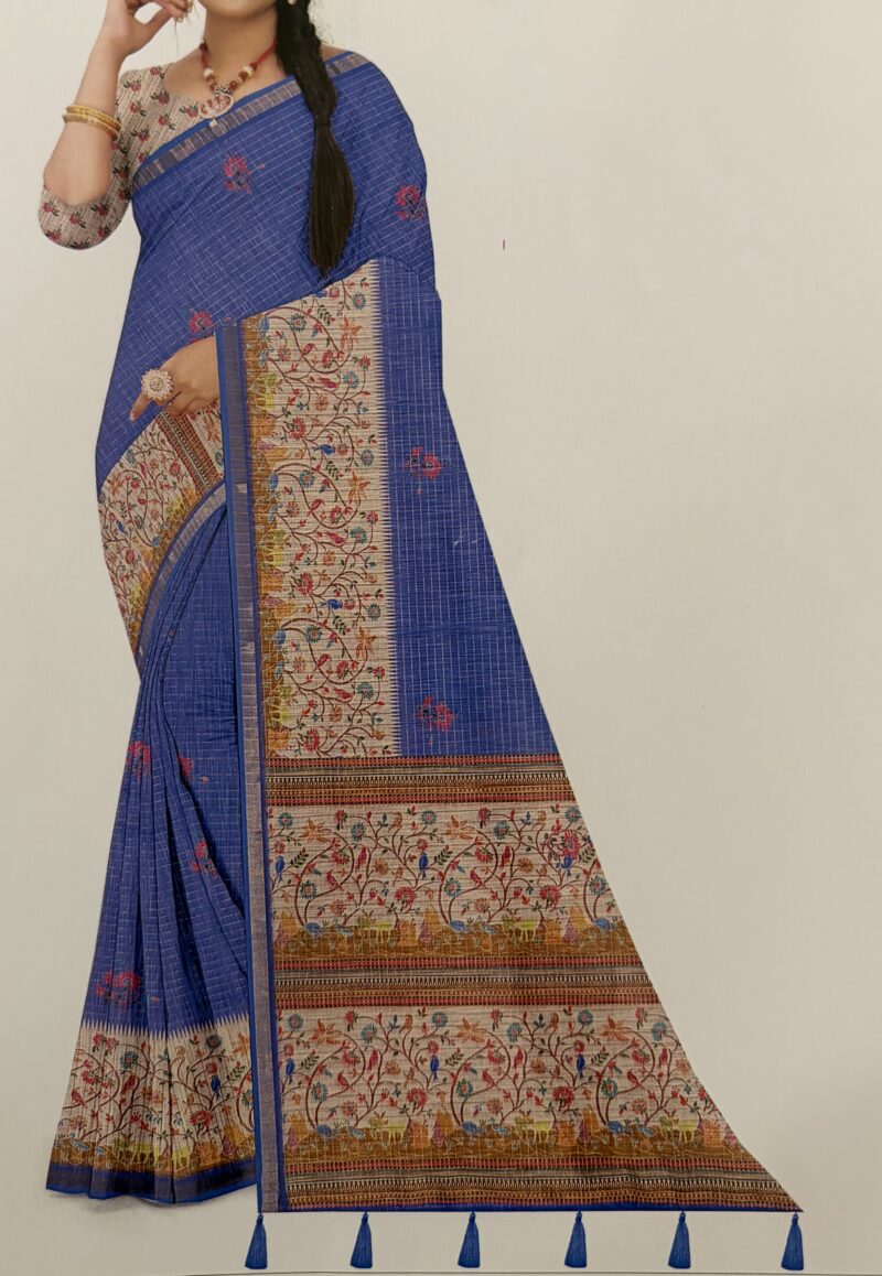 Fancy cotton saree