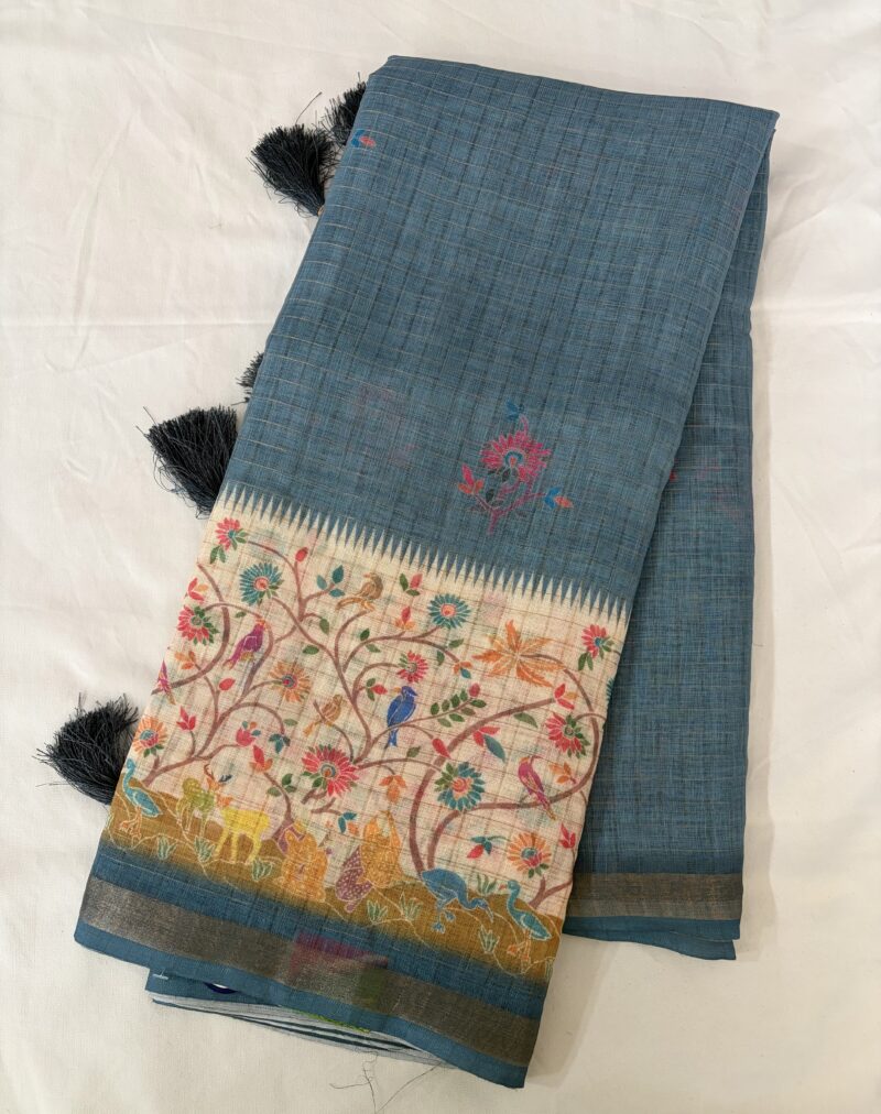Fancy cotton saree