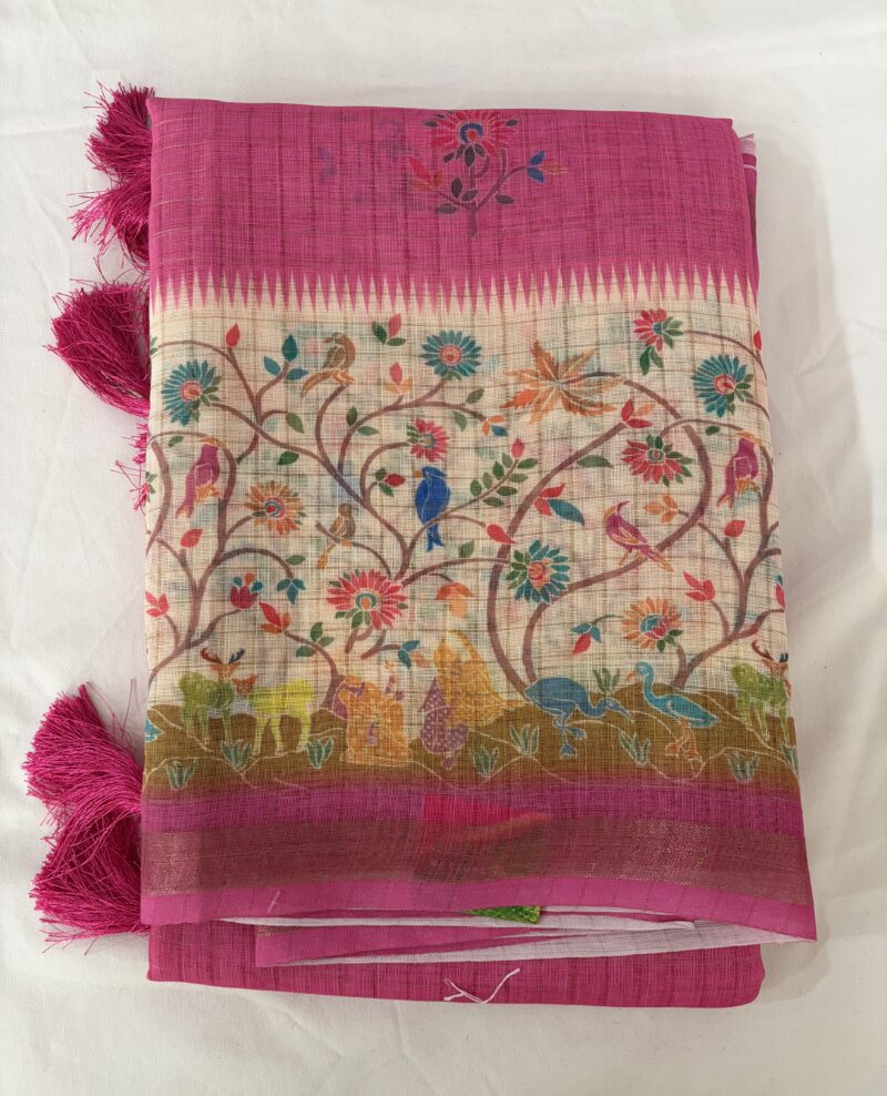 Fancy cotton saree