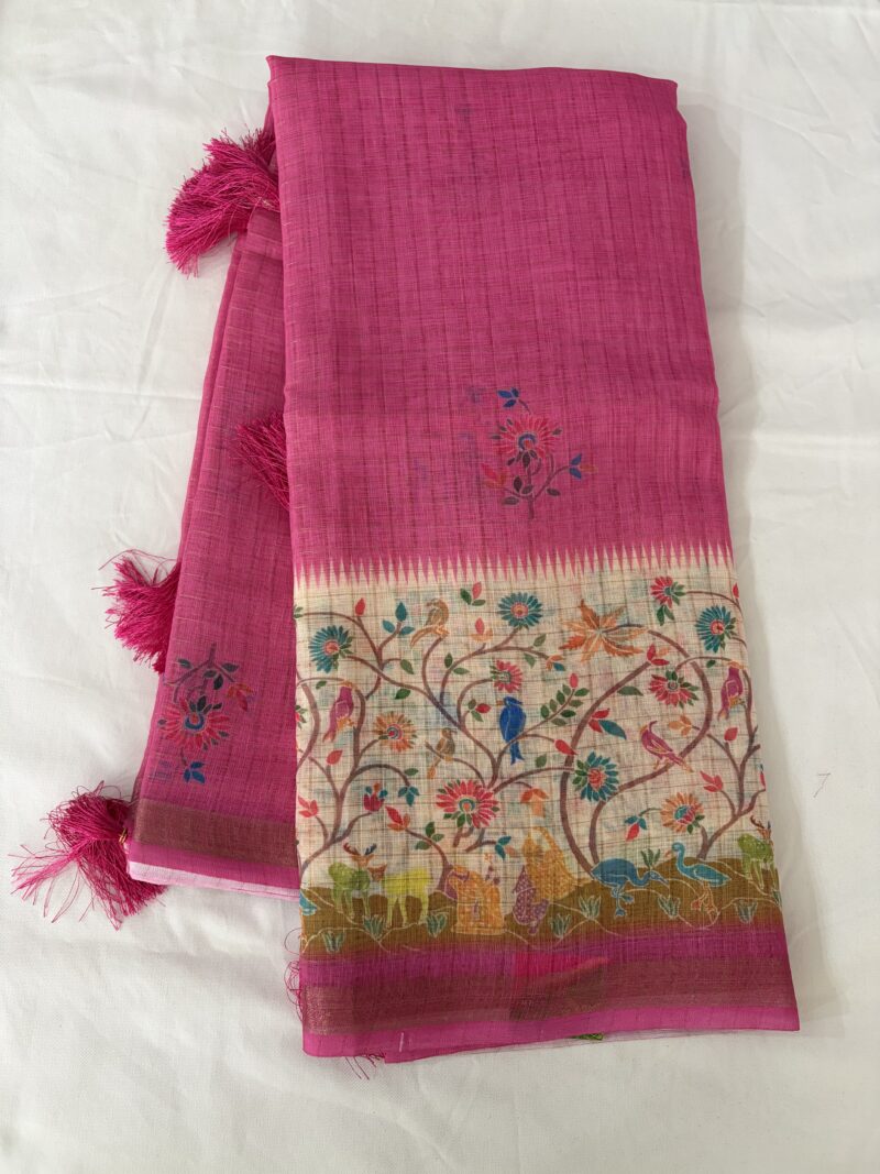 Fancy cotton saree