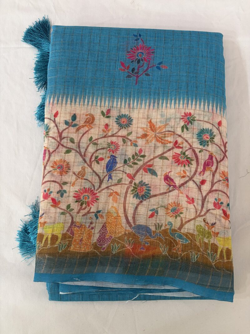 Fancy cotton saree