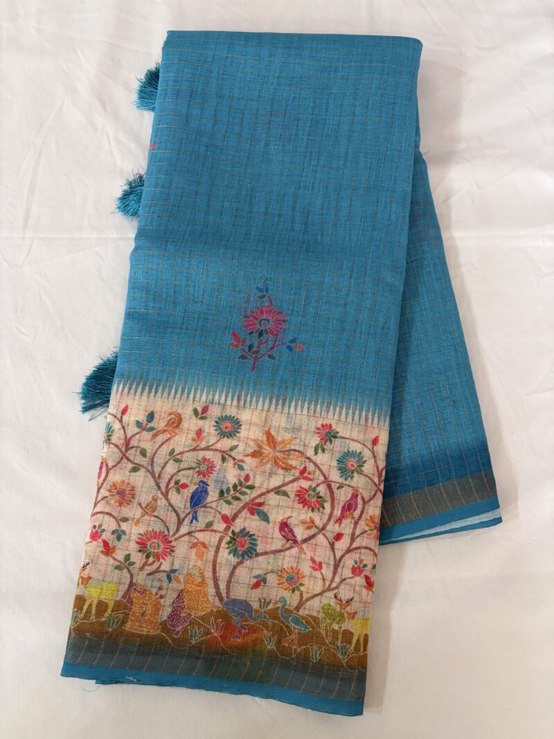 Fancy cotton saree