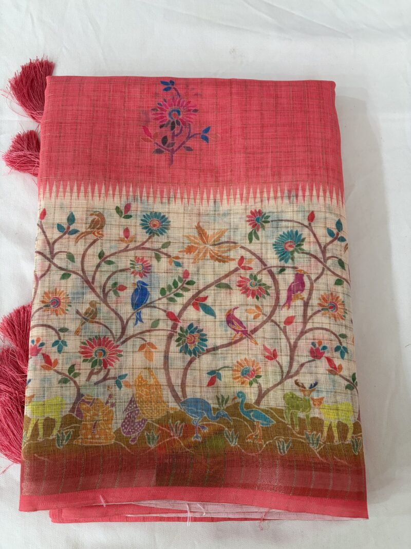 Fancy cotton saree