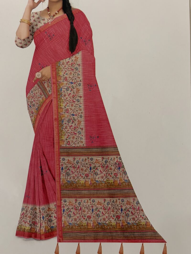 Fancy cotton saree