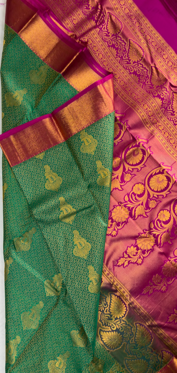 Kanchipuram bridal saree
