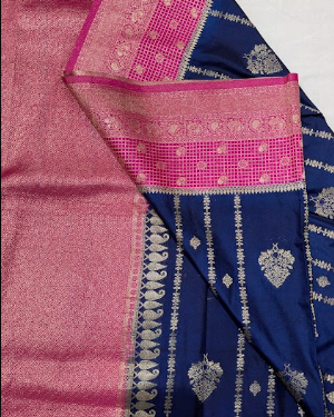 Semi-Banarasi silk saree