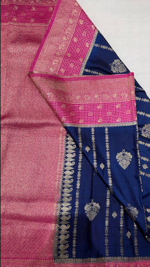 Semi-Banarasi silk saree