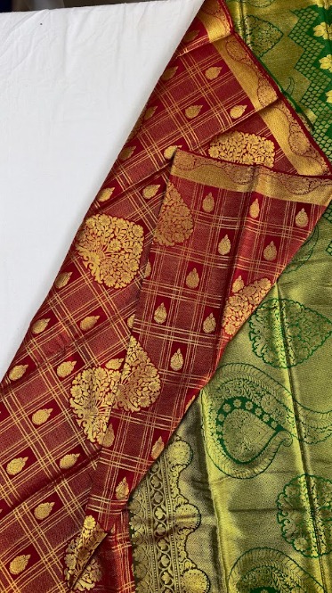 Kanchipuram bridal saree
