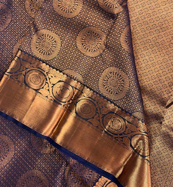 Kanchipuram bridal saree