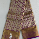 kanchipuram bridal tissue saree