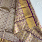 kanchipuram bridal tissue saree