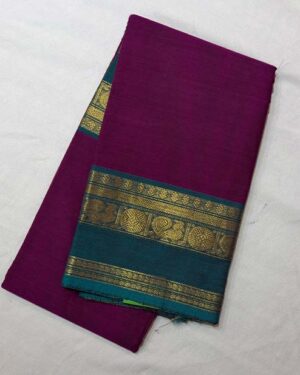 Semi Kanchi Cotton Saree