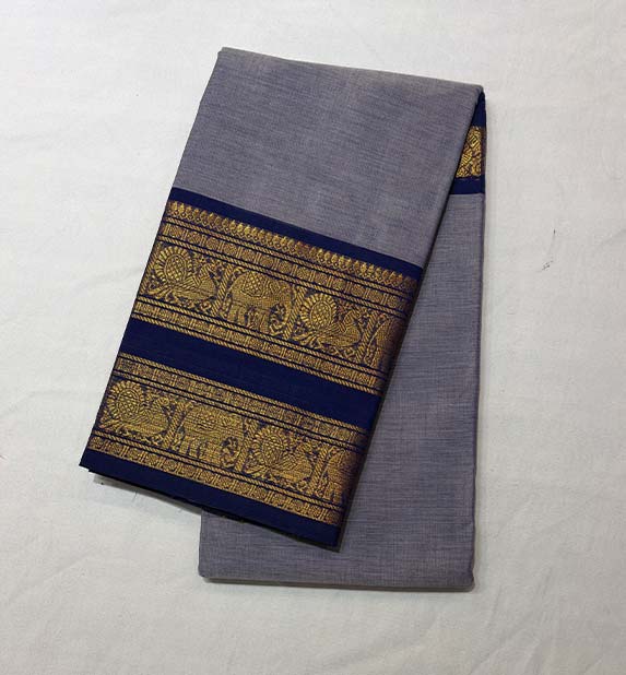 Semi Kanchi Cotton Saree