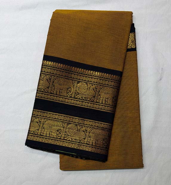 Semi Kanchi Cotton Saree