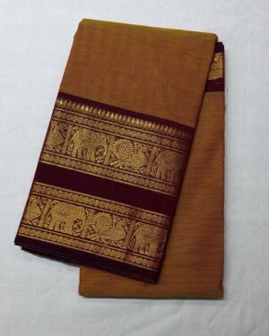 Semi Kanchi Cotton Saree