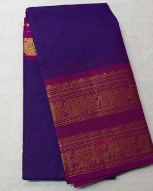 Semi Kanchi Cotton Saree