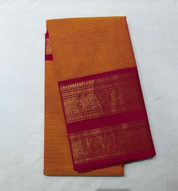 Semi Kanchi Cotton Saree